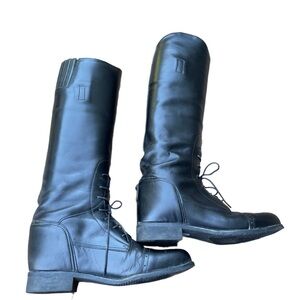 Amazonas Super Comfort Black Leather Upper Hoses‎ Back Riding Boots Size: 6S